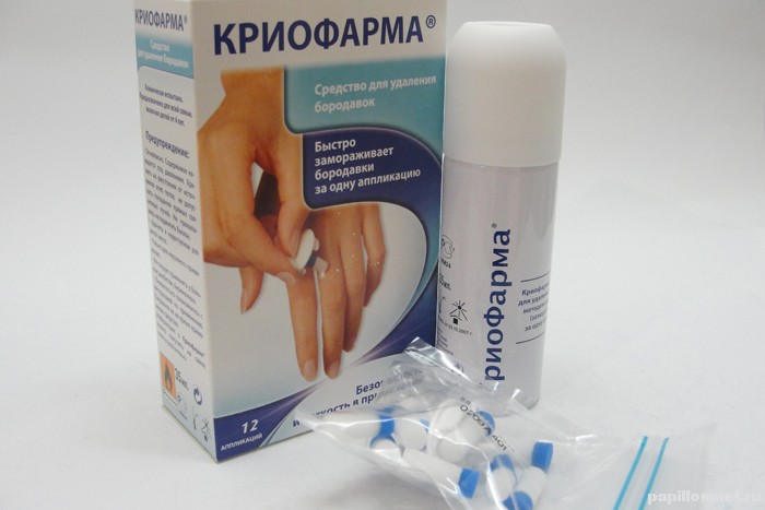 Изображение препарата криофарма направленного на удаление бородавок Изображение препарата криофарма направленного на удаление бородавок